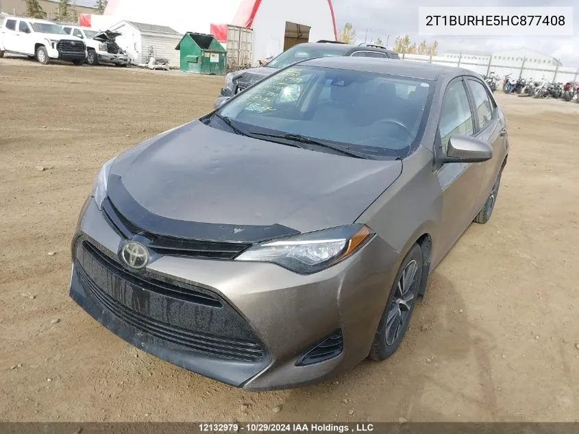 2017 Toyota Corolla L/Le/Xle/Se/Xse VIN: 2T1BURHE5HC877408 Lot: 12132979