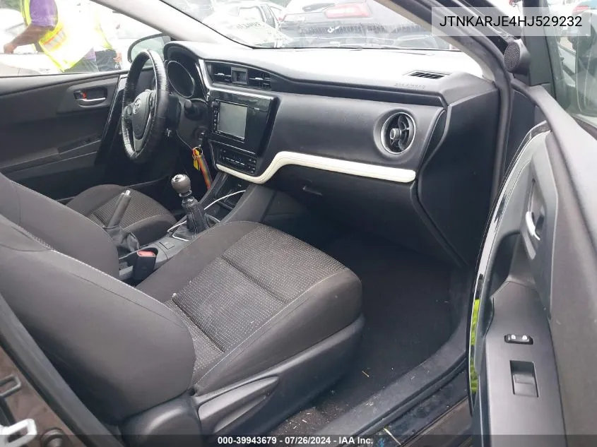 2017 Toyota Corolla Im VIN: JTNKARJE4HJ529232 Lot: 39943679