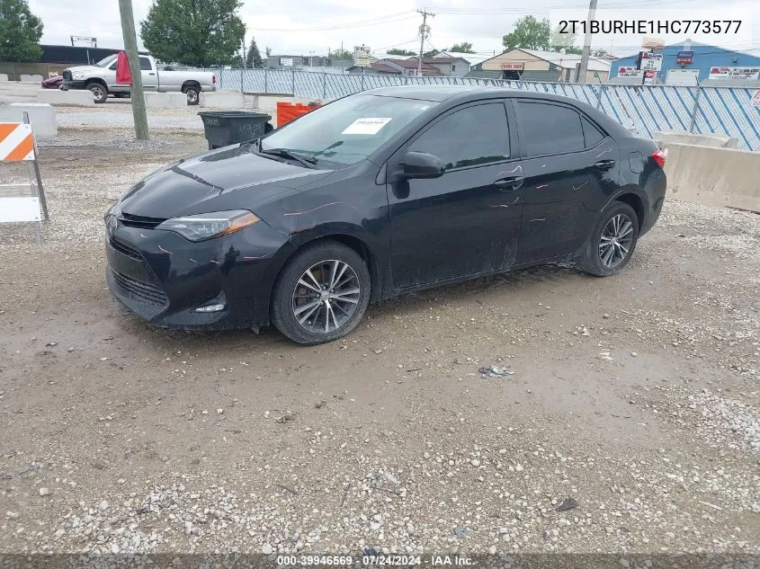 2017 Toyota Corolla Le VIN: 2T1BURHE1HC773577 Lot: 39946569