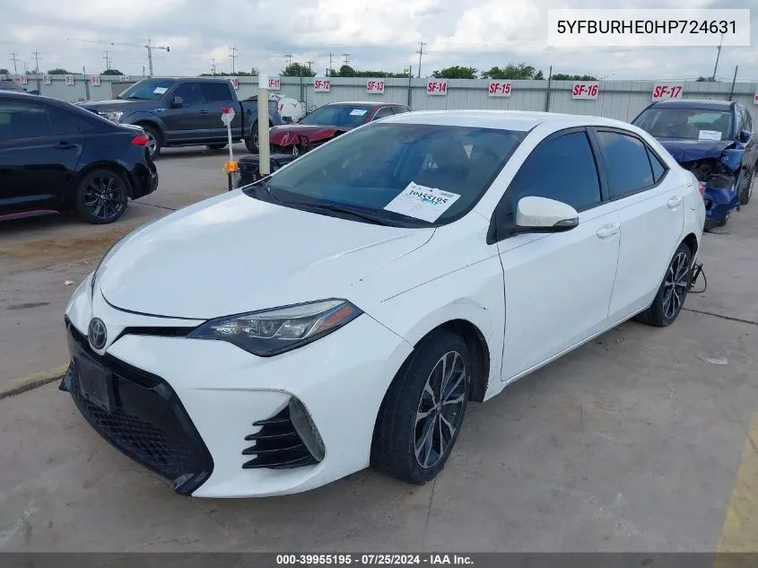 5YFBURHE0HP724631 2017 Toyota Corolla L/Le/Se/Se Special Edition/Xle/Xse