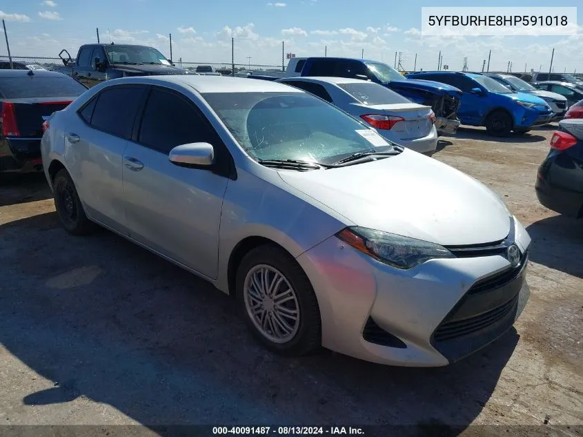 5YFBURHE8HP591018 2017 Toyota Corolla L/Le/Xle/Se/Xse