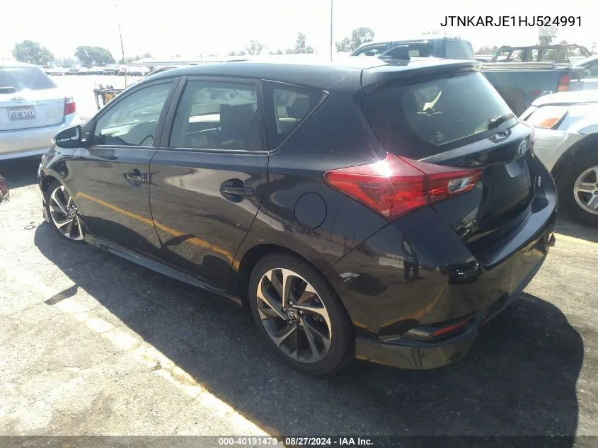 JTNKARJE1HJ524991 2017 Toyota Corolla Im