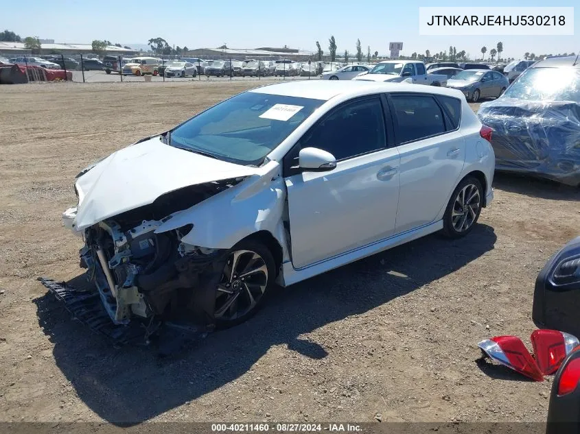 JTNKARJE4HJ530218 2017 Toyota Corolla Im