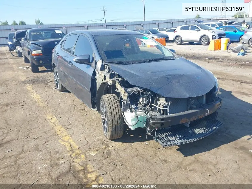 5YFBURHE9HP631591 2017 Toyota Corolla Se