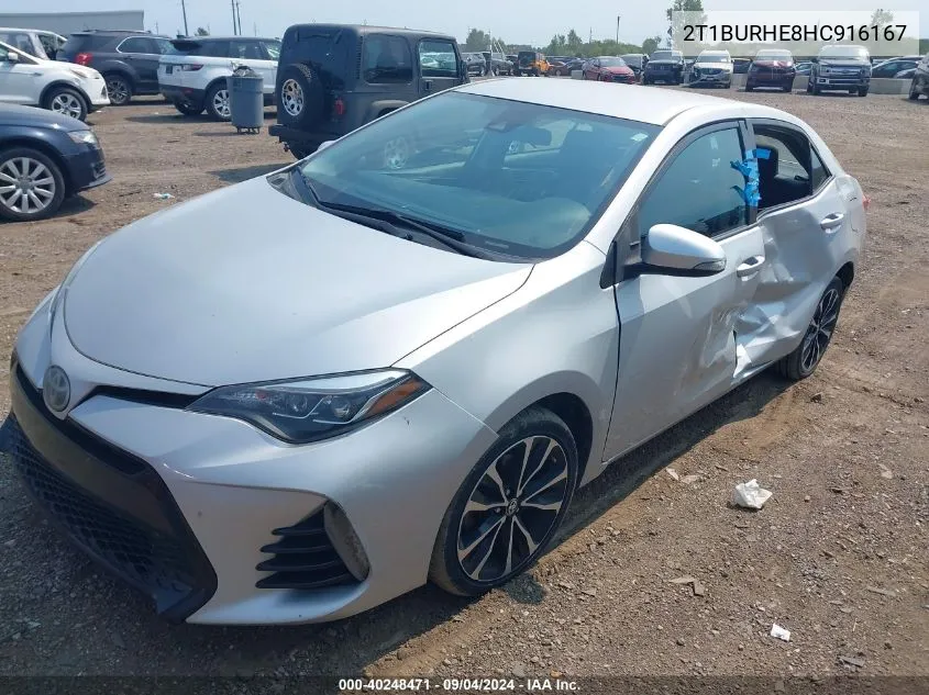 2T1BURHE8HC916167 2017 Toyota Corolla Se