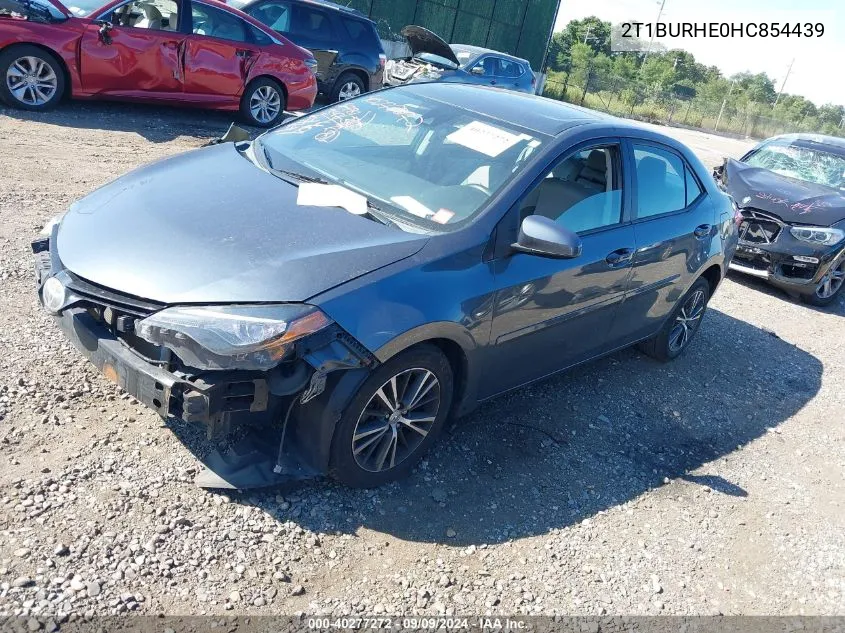 2017 Toyota Corolla Le VIN: 2T1BURHE0HC854439 Lot: 40277272