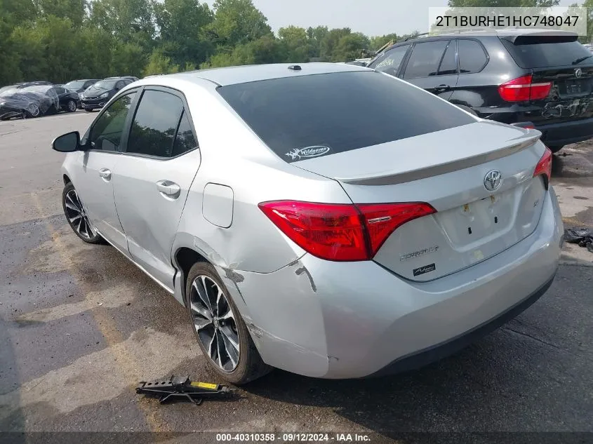 2T1BURHE1HC748047 2017 Toyota Corolla Se