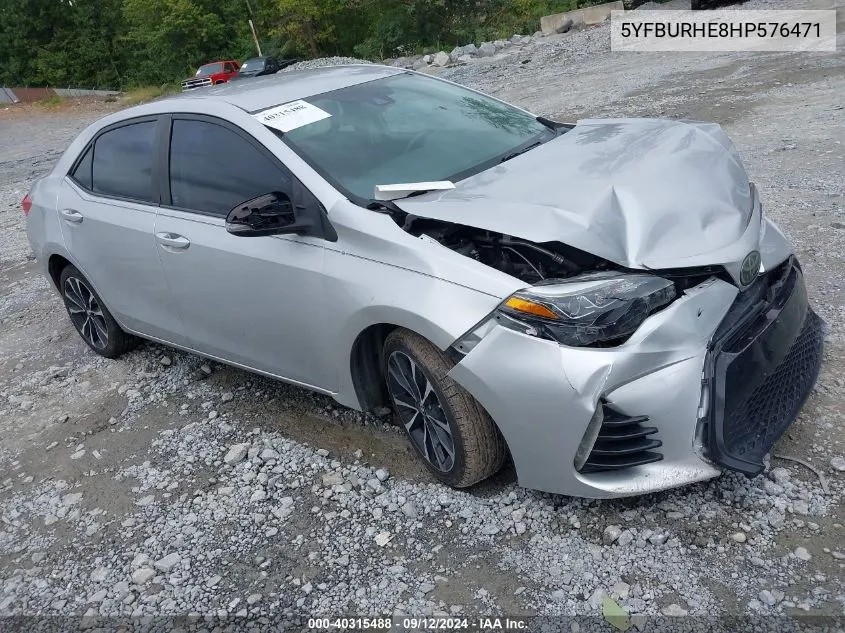 5YFBURHE8HP576471 2017 Toyota Corolla Se