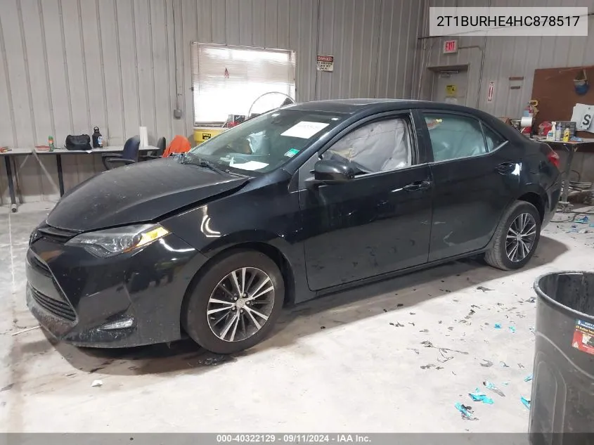 2017 Toyota Corolla L/Le/Xle/Se/Xse VIN: 2T1BURHE4HC878517 Lot: 40322129