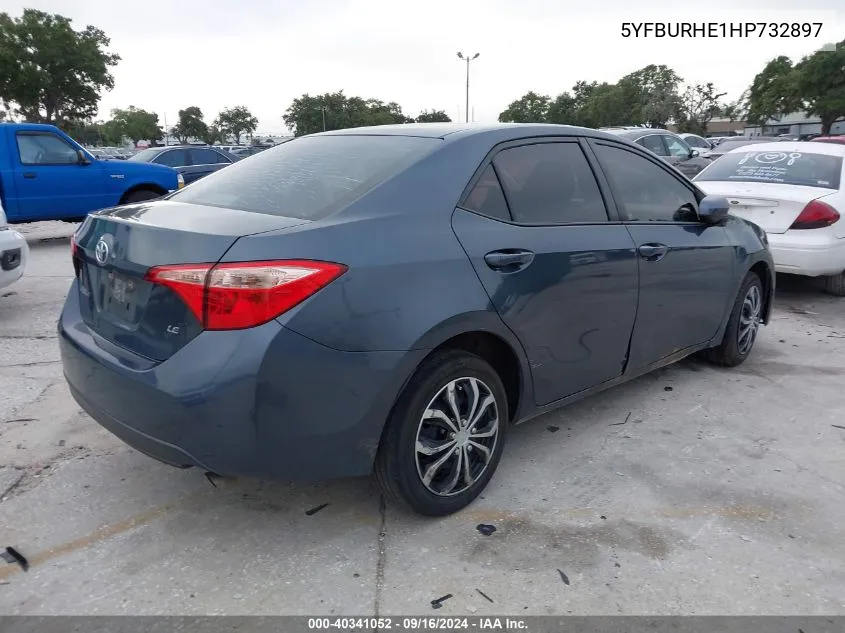 2017 Toyota Corolla L/Le/Xle/Se/Xse VIN: 5YFBURHE1HP732897 Lot: 40341052