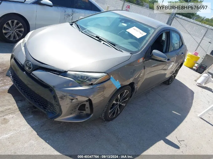 5YFBURHE8HP676697 2017 Toyota Corolla Se