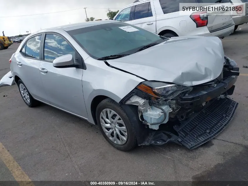 5YFBURHE1HP621850 2017 Toyota Corolla Le