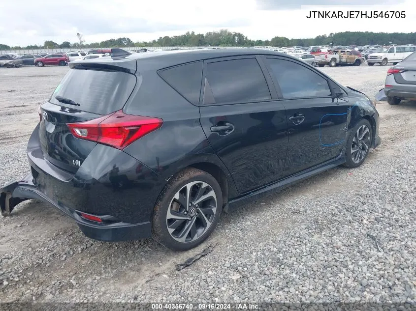 2017 Toyota Corolla Im VIN: JTNKARJE7HJ546705 Lot: 40356740