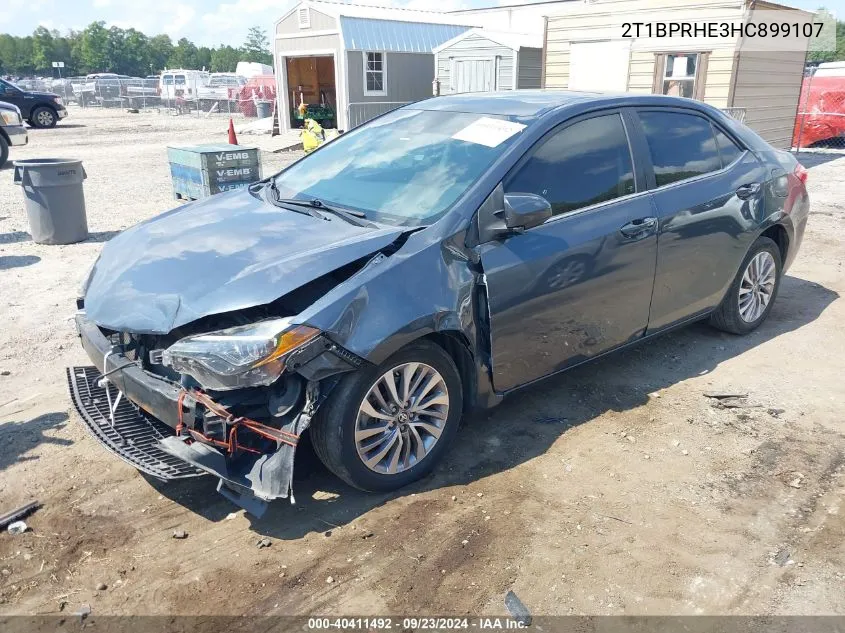 2017 Toyota Corolla Le Eco VIN: 2T1BPRHE3HC899107 Lot: 40411492