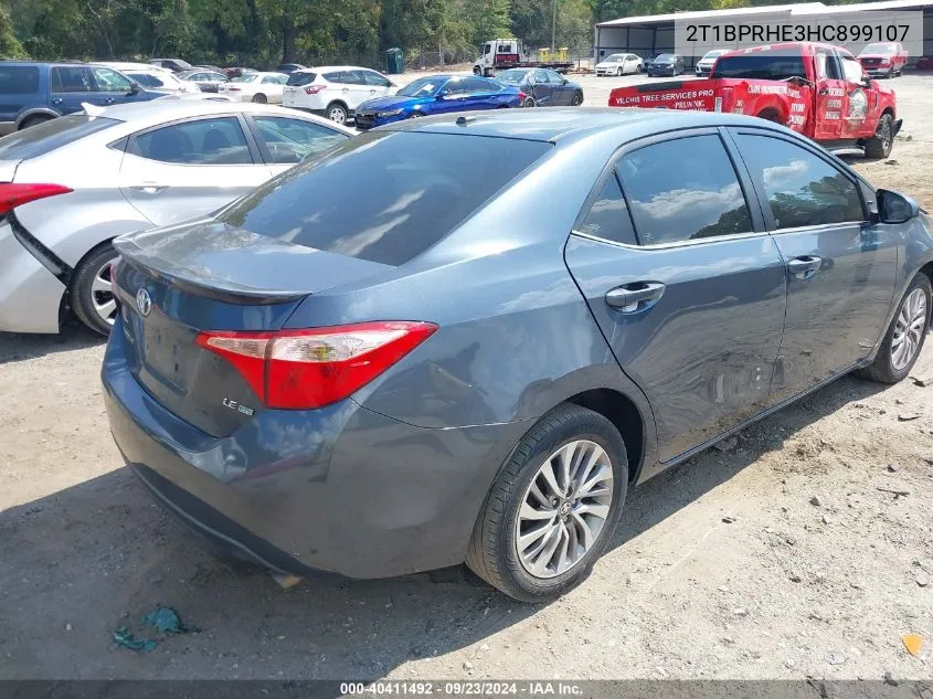 2017 Toyota Corolla Le Eco VIN: 2T1BPRHE3HC899107 Lot: 40411492