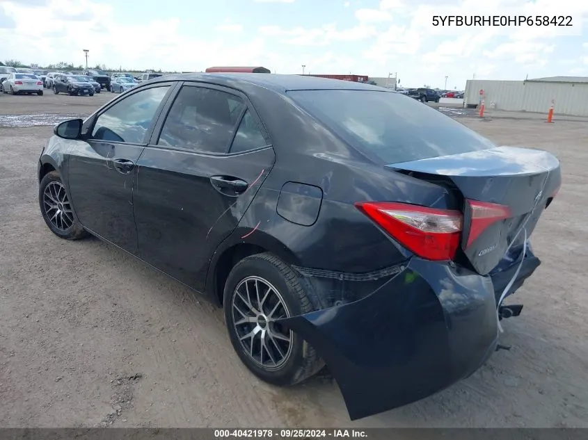 5YFBURHE0HP658422 2017 Toyota Corolla Le