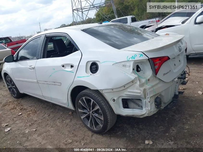 5YFBURHE5HP621351 2017 Toyota Corolla Se