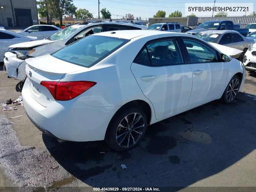 5YFBURHE9HP627721 2017 Toyota Corolla Se