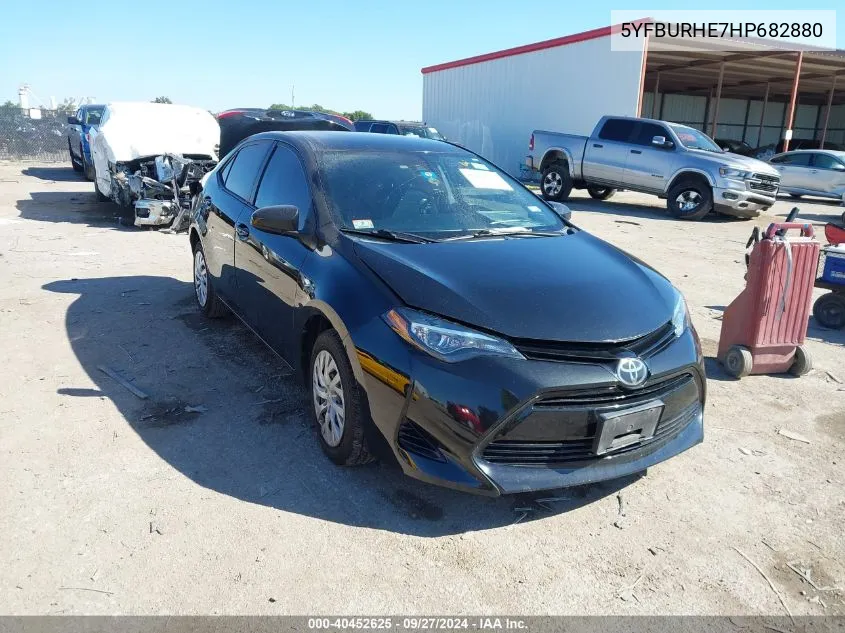 5YFBURHE7HP682880 2017 Toyota Corolla Le