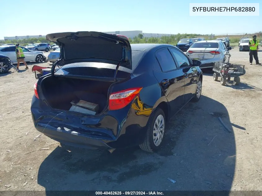 5YFBURHE7HP682880 2017 Toyota Corolla Le