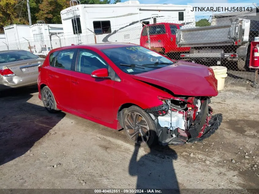 JTNKARJE1HJ548143 2017 Toyota Corolla Im