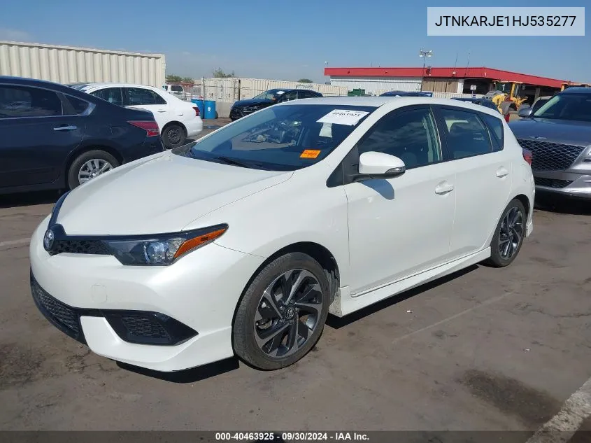 2017 Toyota Corolla Im VIN: JTNKARJE1HJ535277 Lot: 40463925