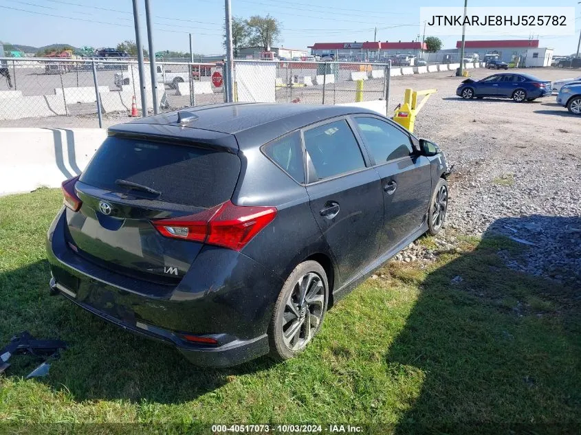 2017 Toyota Corolla Im VIN: JTNKARJE8HJ525782 Lot: 40517073