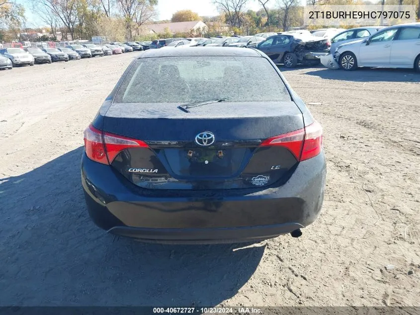 2T1BURHE9HC797075 2017 Toyota Corolla Le