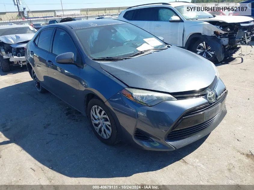 5YFBURHE8HP652187 2017 Toyota Corolla L/Le/Xle/Se/Xse