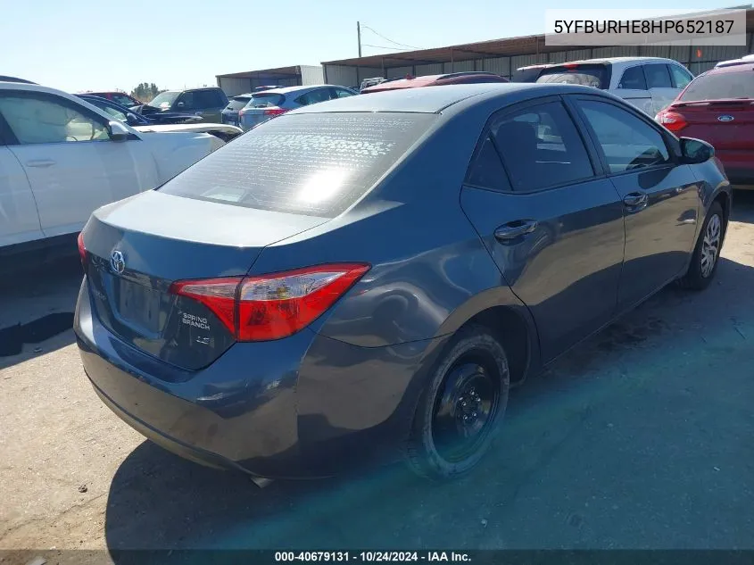 5YFBURHE8HP652187 2017 Toyota Corolla L/Le/Xle/Se/Xse