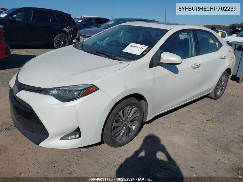 5YFBURHE0HP702239 2017 Toyota Corolla Xle