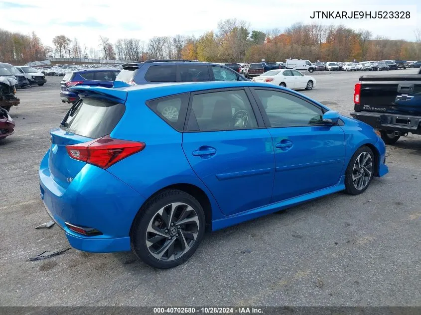 2017 Toyota Corolla Im VIN: JTNKARJE9HJ523328 Lot: 40702680