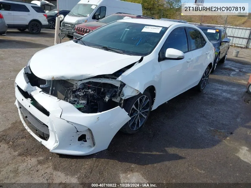 2T1BURHE2HC907819 2017 Toyota Corolla Se