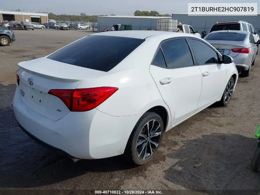 2T1BURHE2HC907819 2017 Toyota Corolla Se