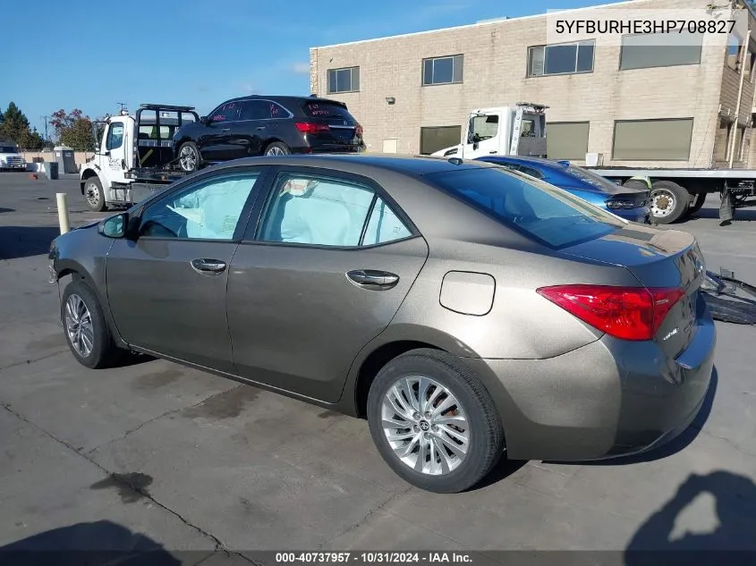 5YFBURHE3HP708827 2017 Toyota Corolla Xle