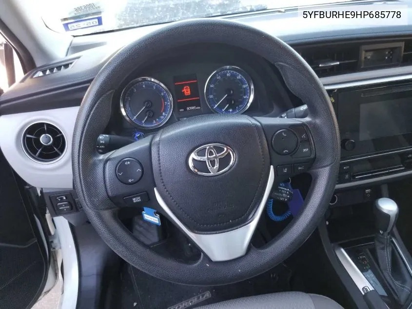 5YFBURHE9HP685778 2017 Toyota Corolla L/Le/Xle/Se/Xse