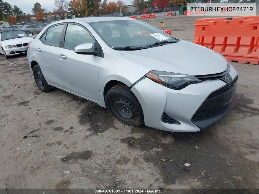 2T1BURHEXHC824719 2017 Toyota Corolla Le