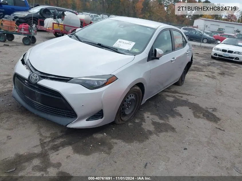 2T1BURHEXHC824719 2017 Toyota Corolla Le