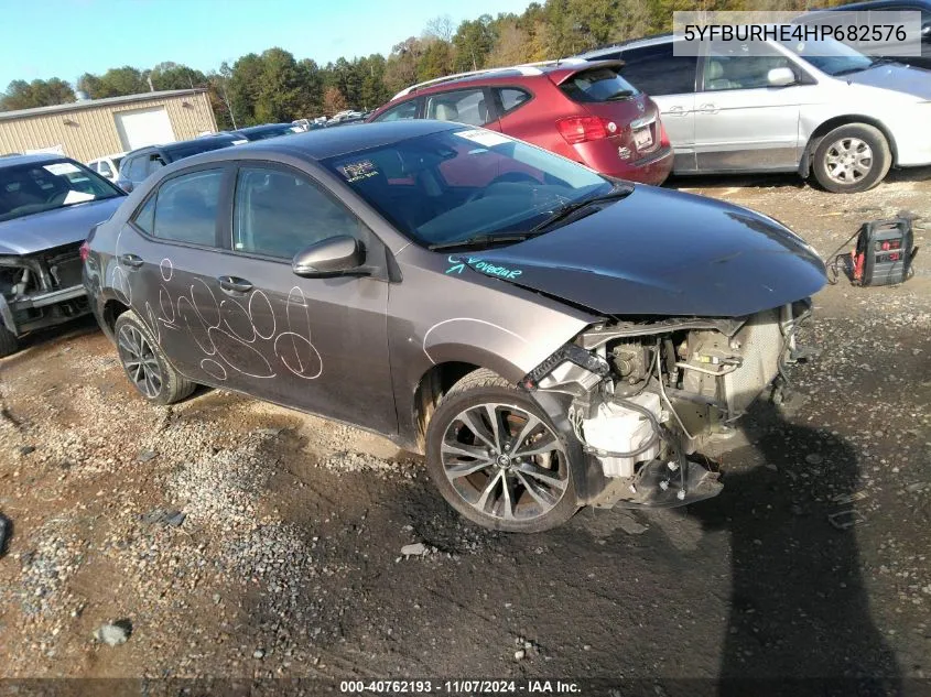 5YFBURHE4HP682576 2017 Toyota Corolla Se