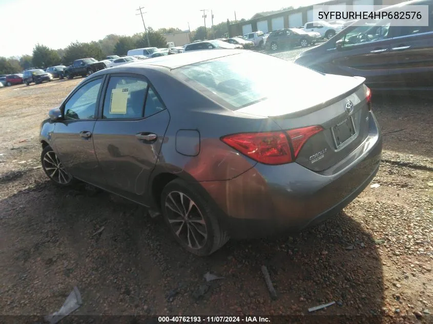 5YFBURHE4HP682576 2017 Toyota Corolla Se