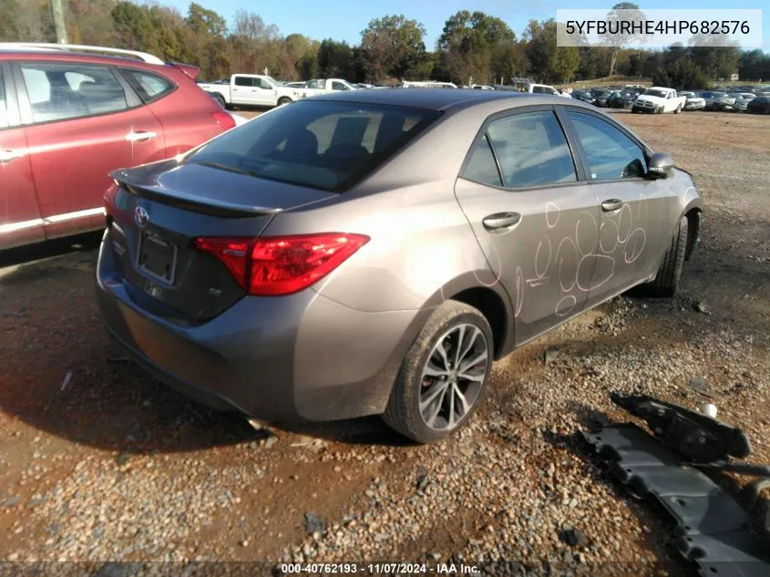 5YFBURHE4HP682576 2017 Toyota Corolla Se