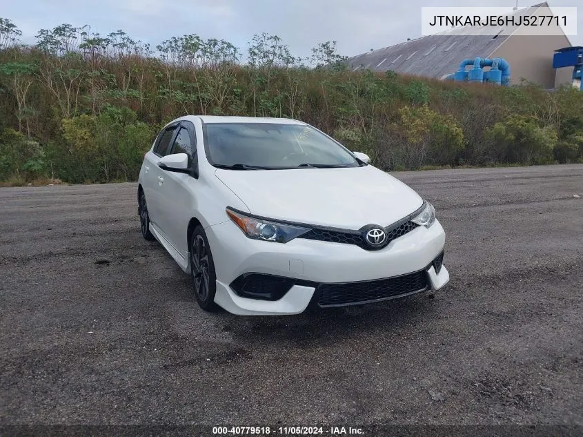 2017 Toyota Corolla Im VIN: JTNKARJE6HJ527711 Lot: 40779518