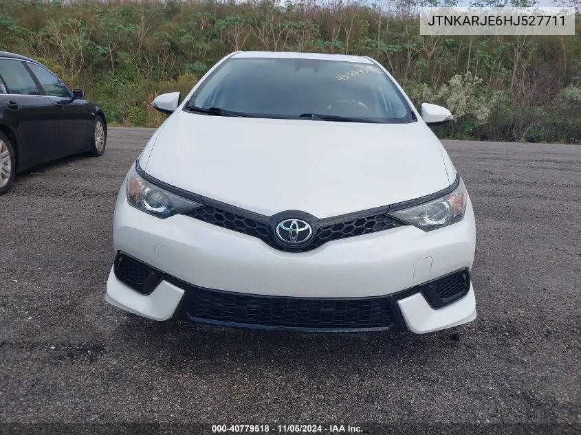 2017 Toyota Corolla Im VIN: JTNKARJE6HJ527711 Lot: 40779518