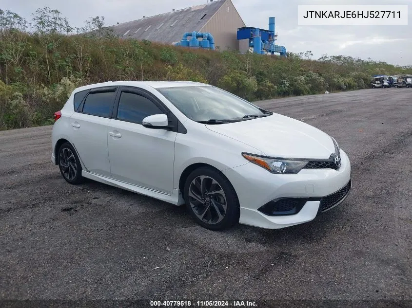 2017 Toyota Corolla Im VIN: JTNKARJE6HJ527711 Lot: 40779518