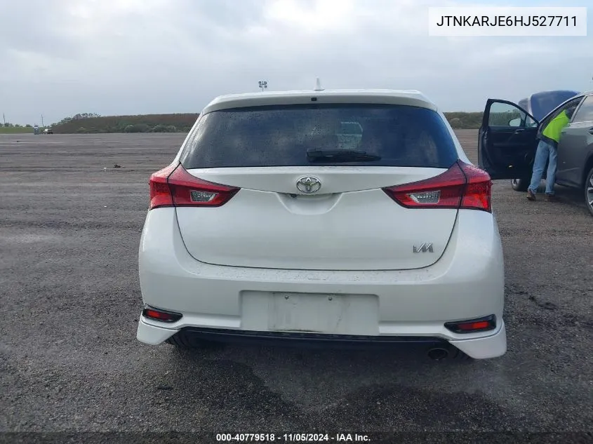 2017 Toyota Corolla Im VIN: JTNKARJE6HJ527711 Lot: 40779518