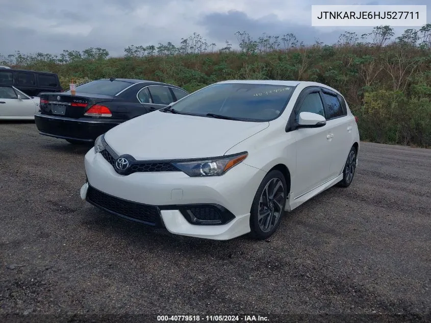 2017 Toyota Corolla Im VIN: JTNKARJE6HJ527711 Lot: 40779518