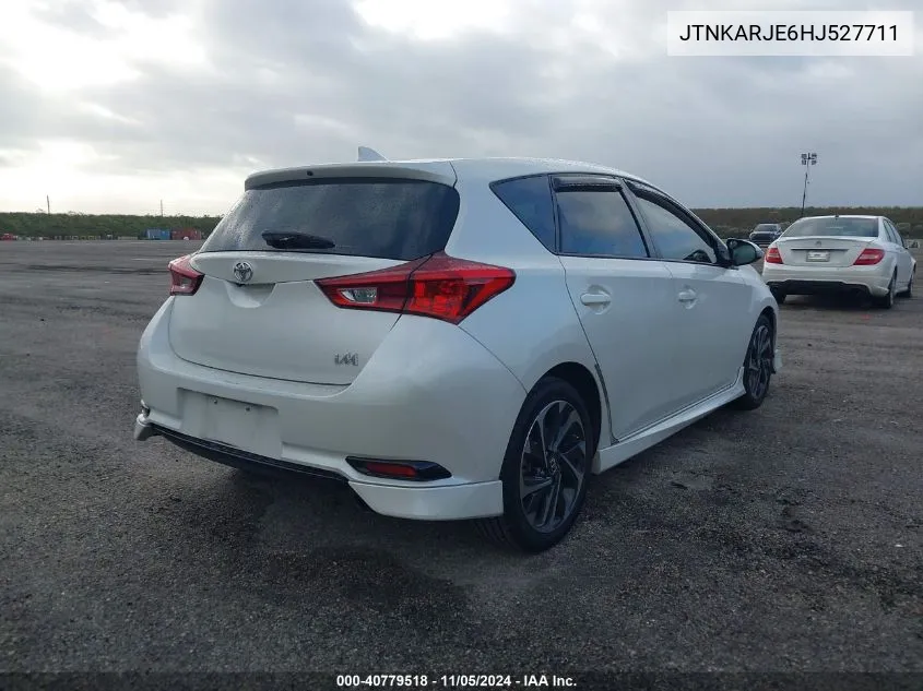 2017 Toyota Corolla Im VIN: JTNKARJE6HJ527711 Lot: 40779518