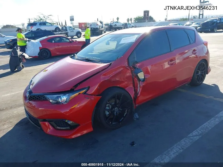 2017 Toyota Corolla Im VIN: JTNKARJEXHJ546231 Lot: 40801915