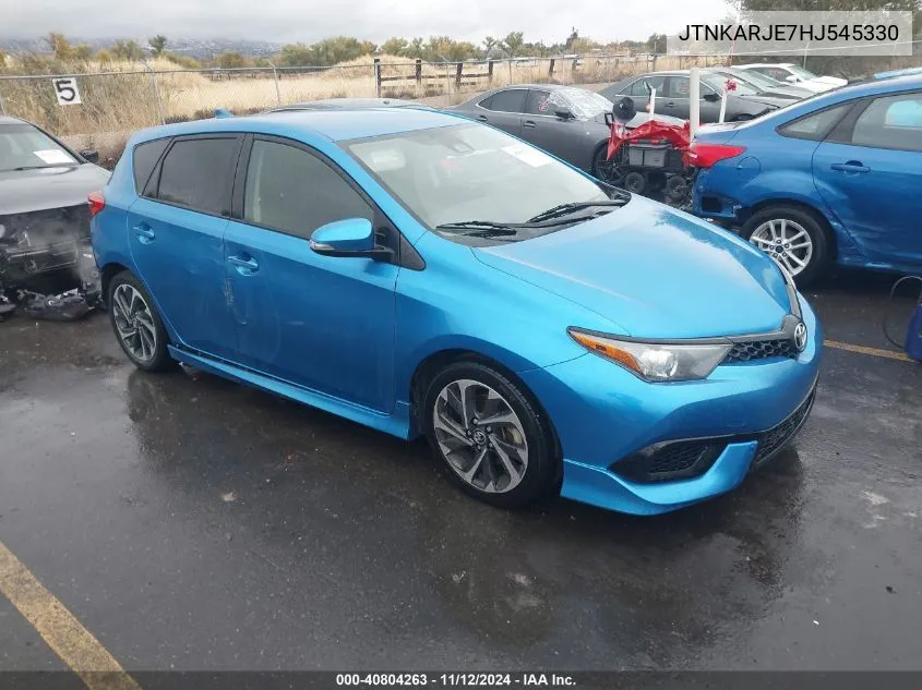 2017 Toyota Corolla Im VIN: JTNKARJE7HJ545330 Lot: 40804263