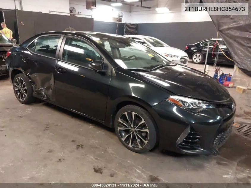 2017 Toyota Corolla Xse VIN: 2T1BURHE8HC854673 Lot: 40824131